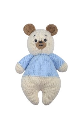 1 AMIGURUMI KIT - KNITTED TEDDY BEAR Cuddly. Набор для вязания игрушки - 2