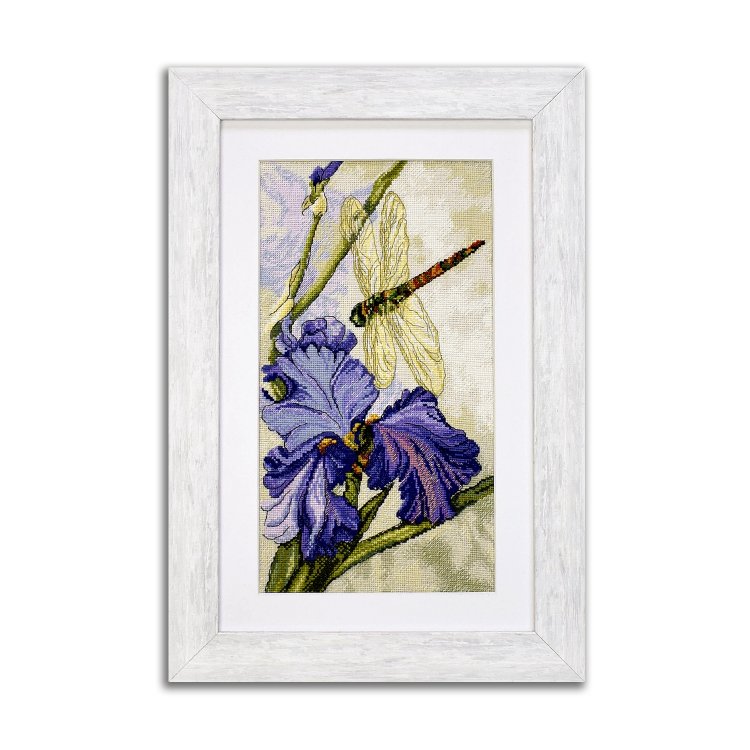 N046 Бабка. Набір для вишивки хрестом Кольорова - 1