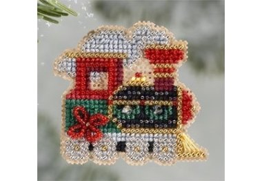 вишивка гладдю MH186304 Святковий експрес. Набір для вишивки в змішаній техніці Mill Hill вишивка гладдю MH186304 Святковий експрес. Набір для вишивки в змішаній техніці Mill Hill