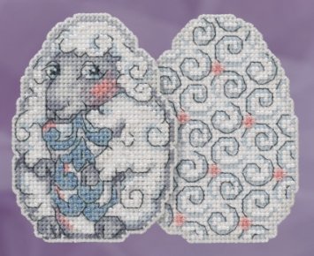 JS181815 Овечка. Набір для вишивки в змішаній техніці Mill Hill - 1