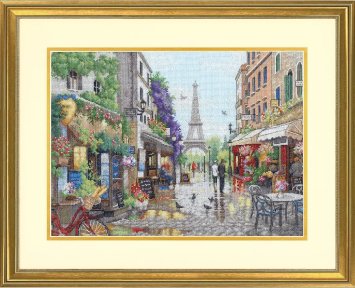 70-35438 Набір для вишивання хрестиком &quot;Paris Scene&quot; &quot;Париж&quot; DIMENSIONS - 1