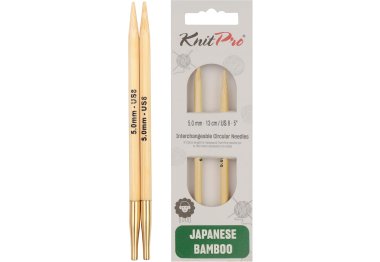 спицы для вязания 22405 Спицы съемные Bamboo KnitPro, 5.00 мм