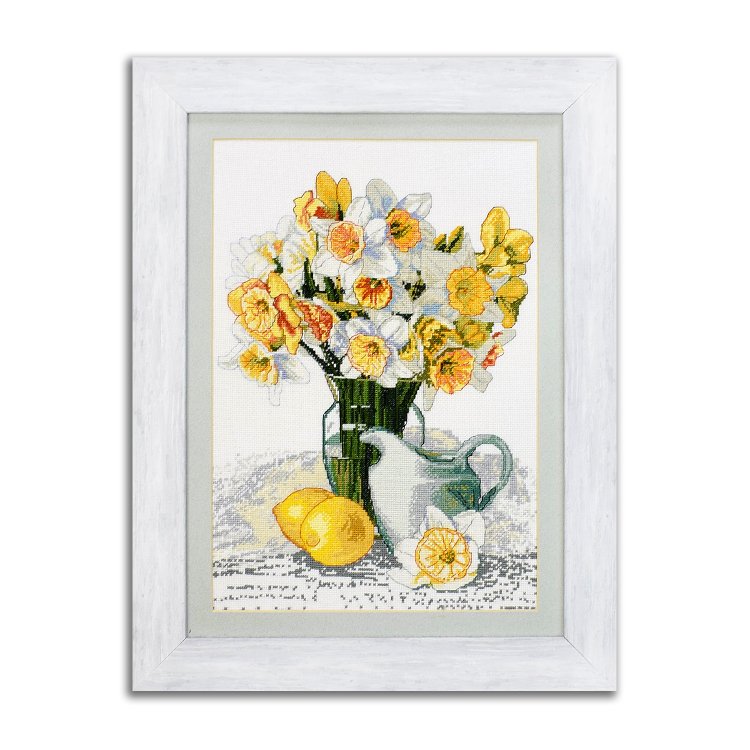 N004 Подих весни. Набір для вишивки хрестом Кольорова - 1