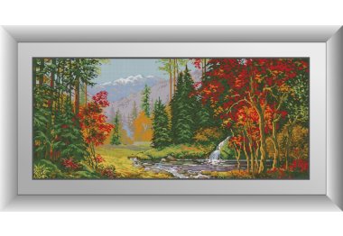  30963 Осенний лес. Набор для рисования камнями