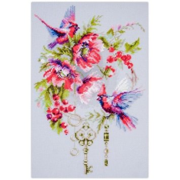 70-20 Ключи к счастью. Набор для вышивки крестом Magic Needle - 1 70-20 Ключи к счастью. Набор для вышивки крестом Magic Needle - 1