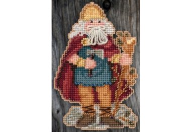 вышивка гладью MH205302 Уэльсский Санта. Набор для вышивки в смешанной технике Mill Hill