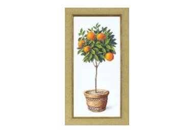  ВТ-127  "Апельсиновое дерево" Набор для вышивки крестом