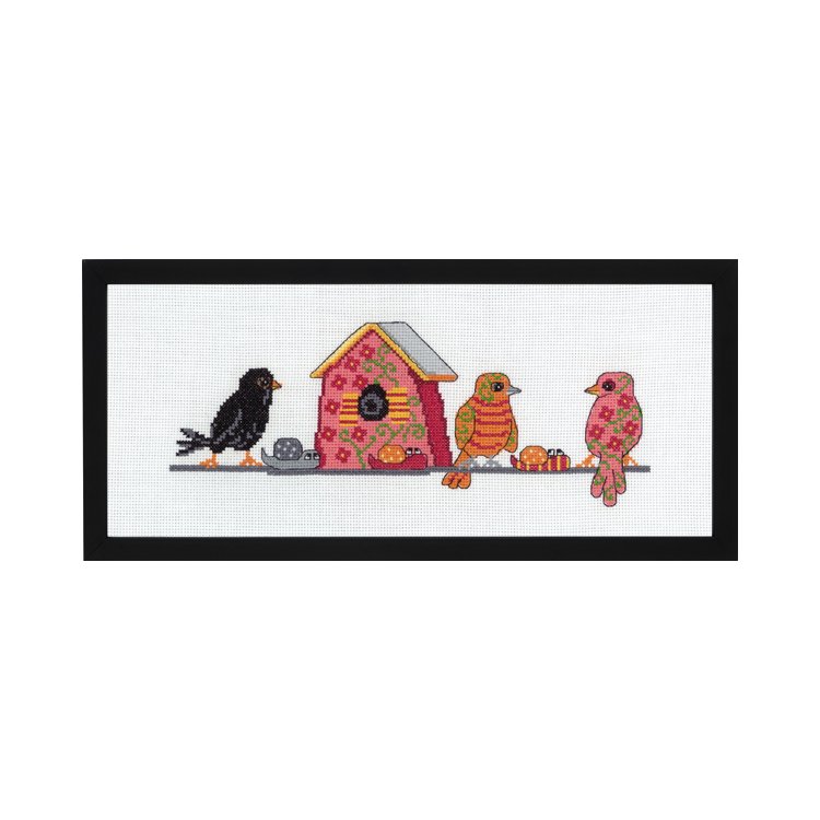 92-7348 Гніздо. Набір для вишивання хрестом PERMIN - 1