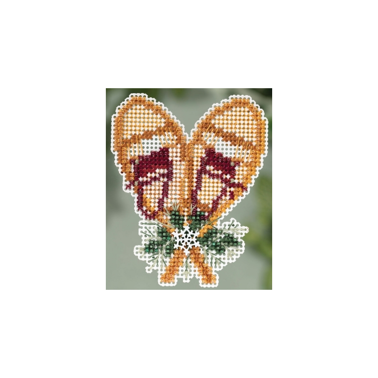 MH185303 Снегоступы. Набор для вышивки в смешанной технике Mill Hill - 1