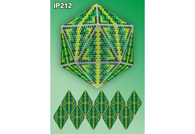  IP212 Новогодний шар. Набор алмазной вышивки ТМ Вдохновение