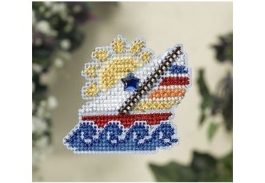 вишивка гладдю MH187105 Відпливаємо. Набір для вишивки в змішаній техніці Mill Hill