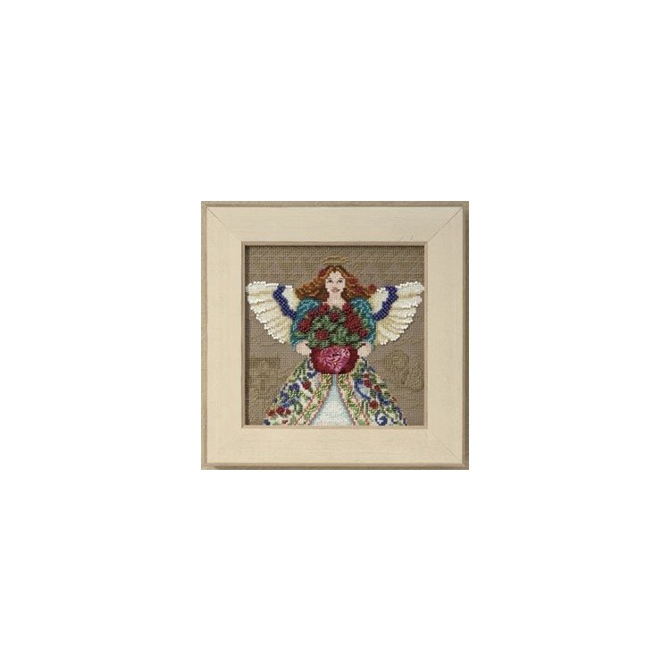 JS300102 Летний ангел. Набор для вышивки в смешанной технике Mill Hill - 1