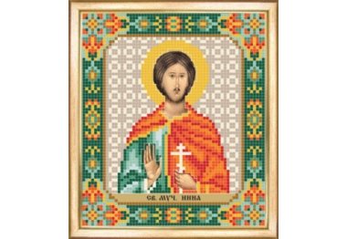  СБИ-094 Именная икона святой мученик Инна. Схема для вышивания бисером