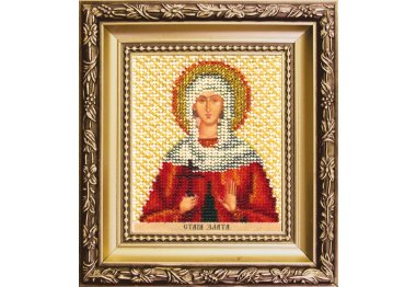  Б-1236 Икона святой Златы Набор для вышивки бисером