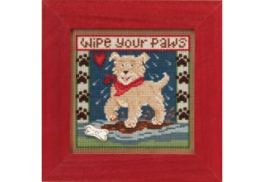 вышивка гладью MH143101 Собачьи кавычки. Набор для вышивки в смешанной технике Mill Hill