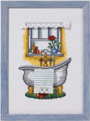 92-1155 Ванна. Набір для вишивання хрестом PERMIN - 1