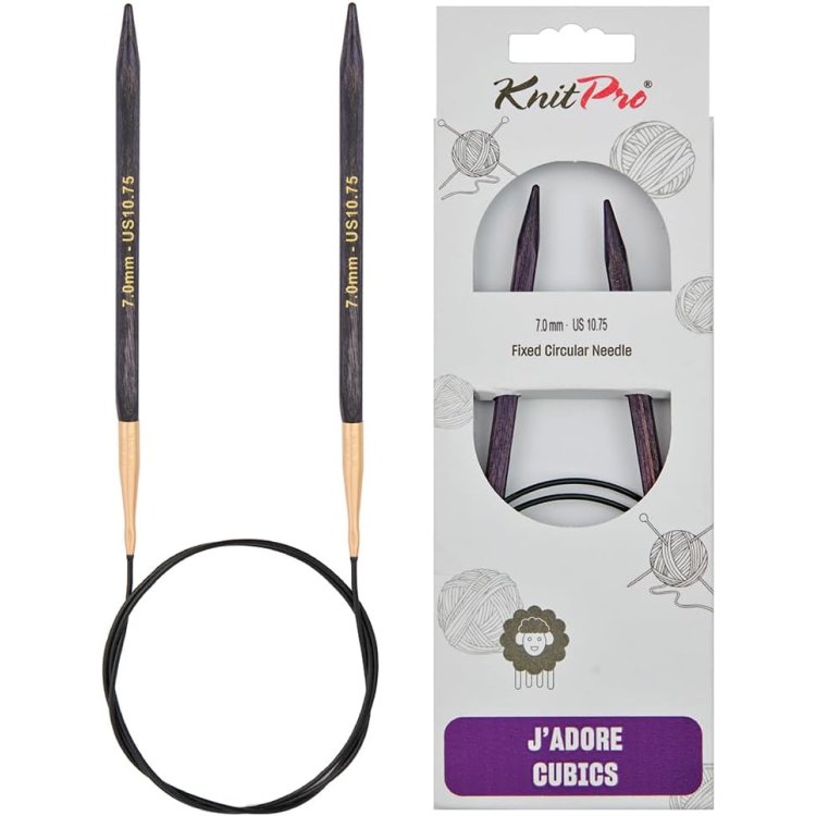 19101 Спиці кругові J'adore Cubics KnitPro 100 см, 7.00мм - 1 19101 Спиці кругові J'adore Cubics KnitPro 100 см, 7.00мм - 1