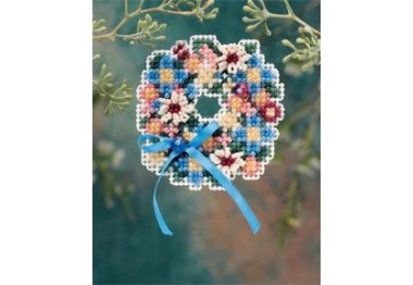  MH186106 Весенний венок. Набор для вышивки в смешанной технике Mill Hill