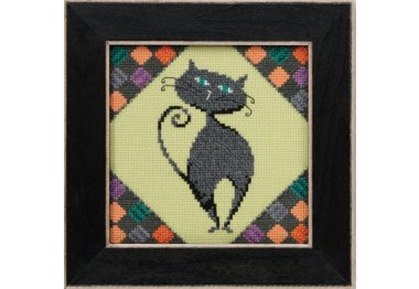 вишивка гладдю DM302014 Димний. Набір для вишивки в змішаній техниці Mill Hill