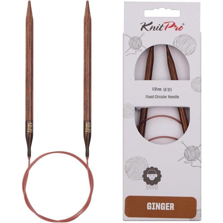31094 Спицы круговые Ginger KnitPro, 80 см, 6.50 мм - 1 31094 Спицы круговые Ginger KnitPro, 80 см, 6.50 мм - 1