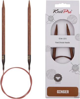 31113 Спицы круговые Ginger KnitPro, 100 см, 6.00 мм - 1