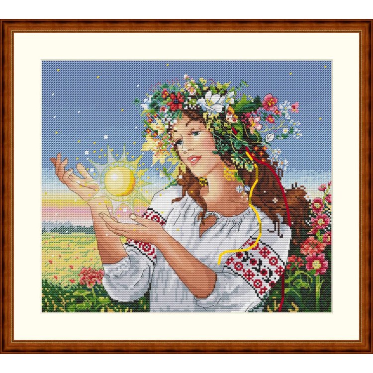 K-21 Рассвет. Набор для вышивки крестом Мережка - 1 K-21 Рассвет. Набор для вышивки крестом Мережка - 1