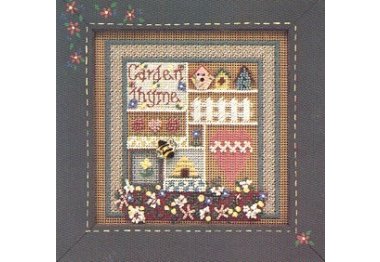 вышивка гладью MHCB79 Садовый тимьян. Набор для вышивки в смешанной технике Mill Hill