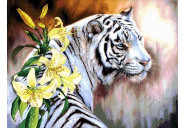  53-3072-НБ Бенгальський тигр. Набір для вишивання бісером ТМ Токарєва А.