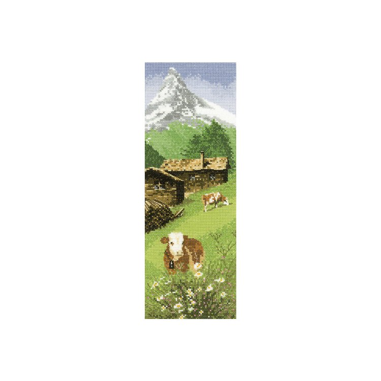 H524 Альпийская лужайка. Набор для вышивки крестом Heritage Crafts - 1