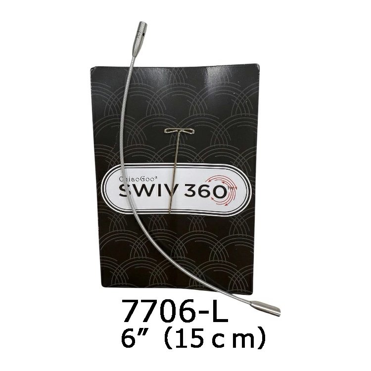 Кабель SWIV360 Silver Large 15см арт. 7706-L ChiaoGoo - 1