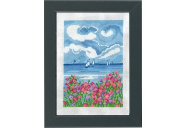  13-1438 Вітрильники (Sailboats. Набір для вишивання хрестом PERMIN