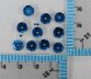 Пайетки круглые. Цвет - голубой (тиснение), Ø - 6 мм, уп/20 грамм. №66 - 1