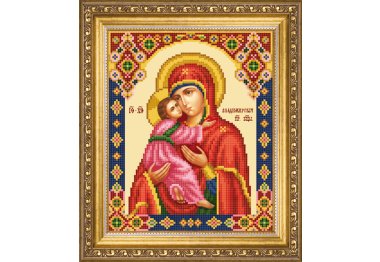  СБІ-1009 Ікона Божої Матері Володимирська. Схема для вишивки бісером