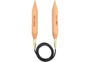 спиці для в'язання 35375 Спиці кругові Jumbo Birch KnitPro, 150 см, 25.00 мм спиці для в'язання 35375 Спиці кругові Jumbo Birch KnitPro, 150 см, 25.00 мм