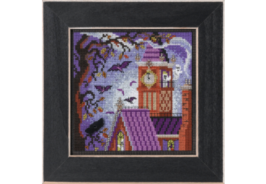 вишивка гладдю MH142226 Вежа з привидами. Набір для вишивки в змішаній техниці Mill Hill