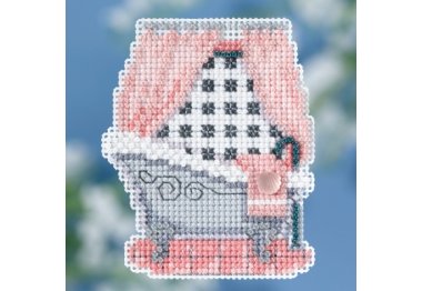 вышивка гладью MH181814 Классическая ванна. Набор для вышивки в смешанной технике Mill Hill вышивка гладью MH181814 Классическая ванна. Набор для вышивки в смешанной технике Mill Hill