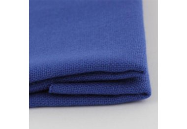  Ткань для вышивания ТПК-190-1 3/58 Оникс (домотканое полотно №30), синий, 48% хлопок,52% п/э, ширина 1,5м
