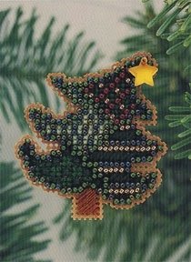 h79 Підхмелена ялинка. Набір для вишивки в змішаній техниці Mill Hill - 1