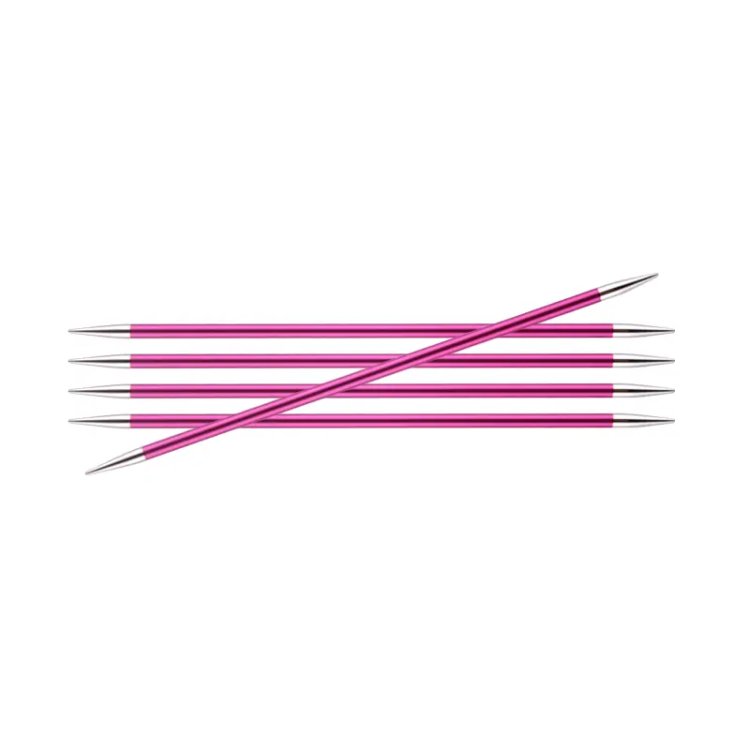 47011 Спиці шкарпеткові Zing KnitPro, 15 см, 5.00 мм - 1 47011 Спиці шкарпеткові Zing KnitPro, 15 см, 5.00 мм - 1