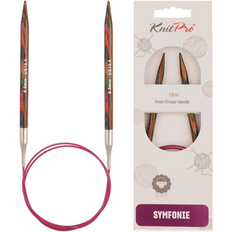 21372 Спицы круговые Symfonie Wood KnitPro, 120 см, 6.50 мм - 1 21372 Спицы круговые Symfonie Wood KnitPro, 120 см, 6.50 мм - 1