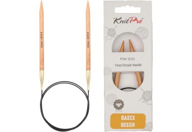 спиці для в'язання 35333 Спиці кругові Basix KnitPro, 80 см, 6.50 мм