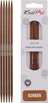 31006 Спицы носочные Ginger KnitPro, 15 см, 3.25 мм - 1