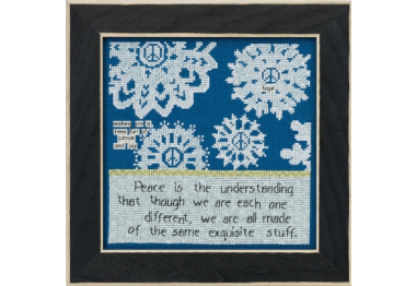 вышивка гладью CG301615 Мир. Набор для вышивки в смешанной технике Mill Hill