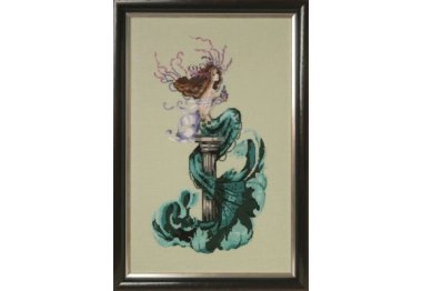  MD173 Mermaid Perfume//Парфюм русалки. Схема для вышивания крестом на бумаге Mirabilia Designs