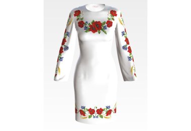  Сукня жіноча (заготовка для вишивки) ПЛ-013