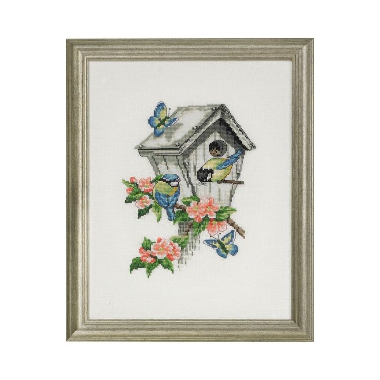 70-5120 Синиці. Набір для вишивання хрестом PERMIN - 1