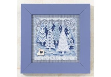 вышивка гладью MH149303 Зимняя сказка. Набор для вышивки в смешанной технике Mill Hill