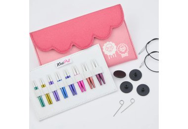 спицы для вязания 47432 Набор алюминиевых съемных спиц Mini Zing KnitPro спицы для вязания 47432 Набор алюминиевых съемных спиц Mini Zing KnitPro