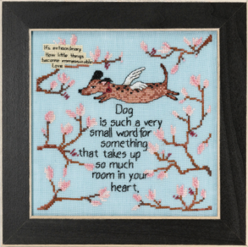 CG302112 Пес – короткое слово. Набор для вышивки в смешанной технике Mill Hill - 1