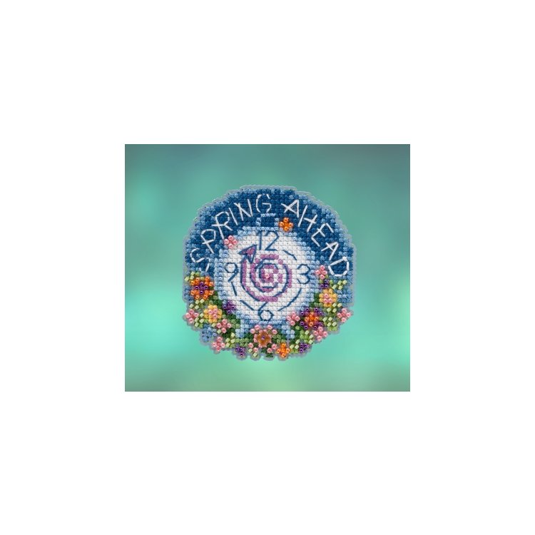 MH182013 Впереди весна. Набор для вышивки в смешанной технике Mill Hill - 1